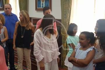 Acogida de Telde a nueve menores saharauis (Foto TA)