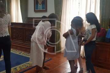 Acogida de Telde a nueve menores saharauis (Foto TA)