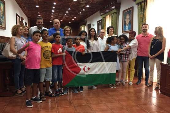 Acogida de Telde a nueve menores saharauis (Foto TA)