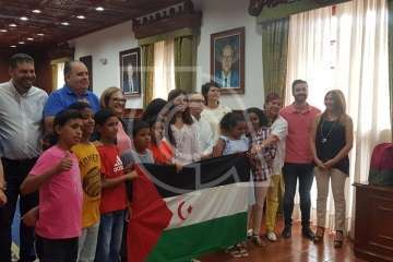 Acogida de Telde a nueve menores saharauis (Foto TA)