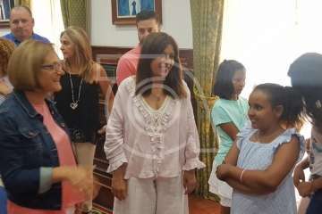 Acogida de Telde a nueve menores saharauis (Foto TA)