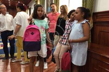 Acogida de Telde a nueve menores saharauis (Foto TA)