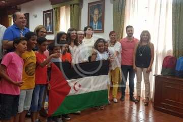 Acogida de Telde a nueve menores saharauis (Foto TA)