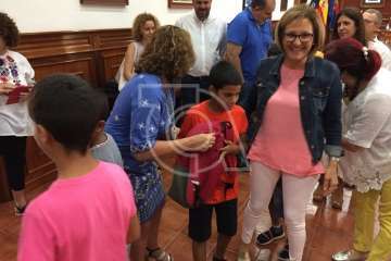 Acogida de Telde a nueve menores saharauis (Foto TA)