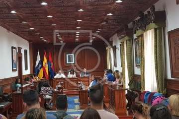 Acogida de Telde a nueve menores saharauis (Foto TA)