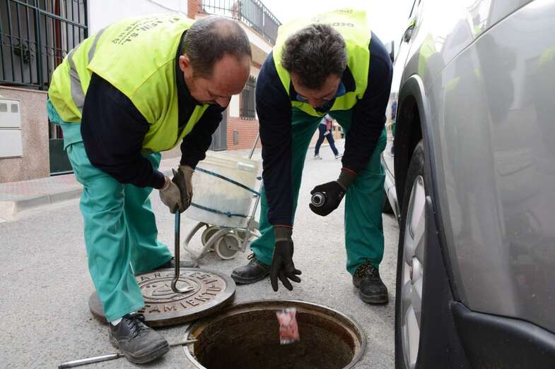 Imagen de archivo de una acción contra ratas y cucarachas (Foto TA)