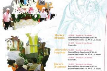 Programa de las fiestas de Lomo Magullo (Foto TA)