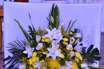 El Valle de los Nueve Bajo procesiona a su patrona (Foto TF)