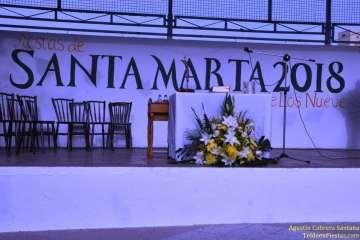 El Valle de los Nueve Bajo procesiona a su patrona (Foto TF)