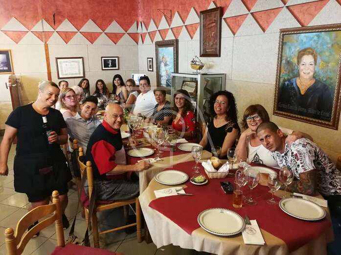 Almuerzo de despedida a Perico Cruz ofrecido por sus empleados, este sábado en Perico Júnior (Foto TA)