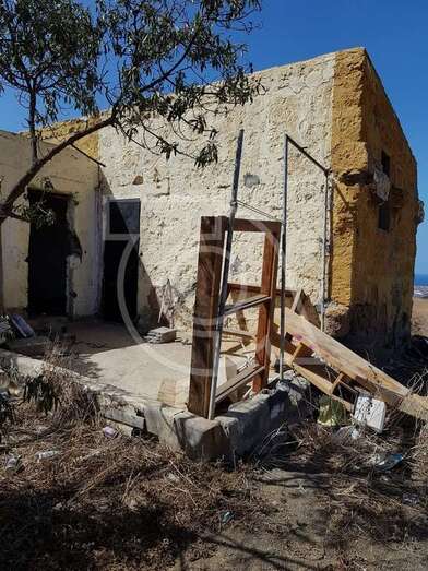 Vieja construcción donde estaban los  perros encerrados (Foto TA)