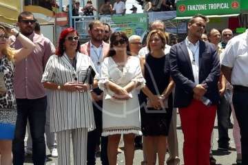 Telde rinde honores a su alcaldesa perpetua (Foto Miguel Florido)