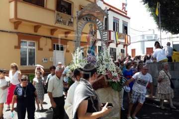 Telde rinde honores a su alcaldesa perpetua (Foto Miguel Florido)