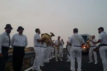 Diana floreada por las calles de Lomo Magullo y Valle de los Nueve (Foto TA)