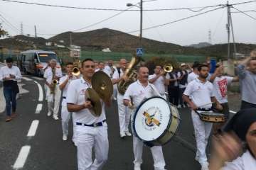 Diana floreada por las calles de Lomo Magullo y Valle de los Nueve (Foto TA)