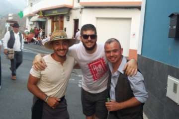 Diana floreada por las calles de Lomo Magullo y Valle de los Nueve (Foto TA)