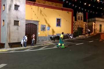 Diana floreada por las calles de Lomo Magullo y Valle de los Nueve (Foto TA)