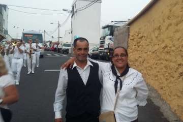 Diana floreada por las calles de Lomo Magullo y Valle de los Nueve (Foto TA)