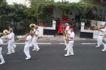 Diana floreada por las calles de Lomo Magullo y Valle de los Nueve (Foto TA)