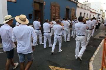 Diana floreada por las calles de Lomo Magullo y Valle de los Nueve (Foto TA)
