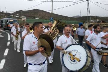 Diana floreada por las calles de Lomo Magullo y Valle de los Nueve (Foto TA)