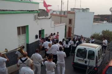 Diana floreada por las calles de Lomo Magullo y Valle de los Nueve (Foto TA)