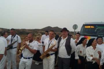 Diana floreada por las calles de Lomo Magullo y Valle de los Nueve (Foto TA)