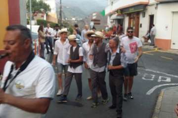Diana floreada por las calles de Lomo Magullo y Valle de los Nueve (Foto TA)
