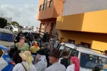 Romería-ofrenda en La Viña (Foto TA)