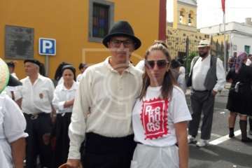Baño de autoridades en las bodas de oro de la Traída del Agua (Foto TA)