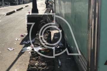 Melenara amanece sucia y maloliente (Foto TA)