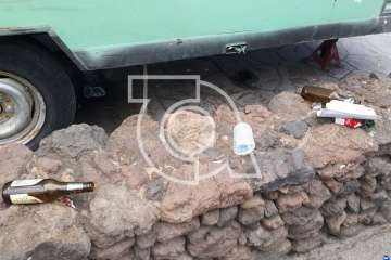 Melenara amanece sucia y maloliente (Foto TA)