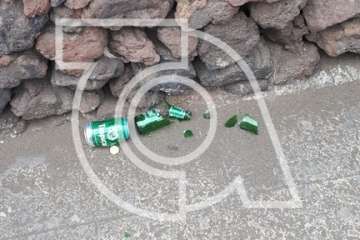 Melenara amanece sucia y maloliente (Foto TA)