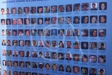 Homenaje en Telde a las víctimas de Spanair en el décimo aniversario del accidente aéreo (Foto Francisco Javier Santana)