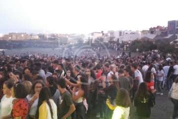 Los jóvenes toman La Garita (Foto TA)