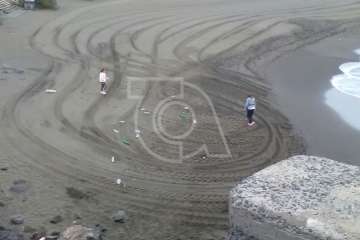 El festival para jóvenes deja un reguero de residuos en La Garita (Foto TA)