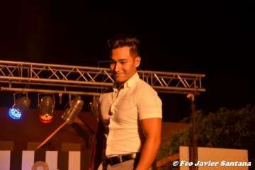 Yashyra Gonzalez y Carlos Santana, Miss y Míster de El Caracol 2018 (Foto Francisco Javier Santana)