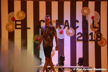 Yashyra Gonzalez y Carlos Santana, Miss y Míster de El Caracol 2018 (Foto Francisco Javier Santana)