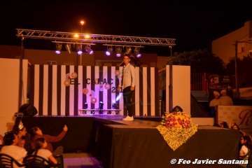 Yashyra Gonzalez y Carlos Santana, Miss y Míster de El Caracol 2018 (Foto Francisco Javier Santana)