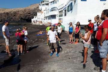 Senderismo sin barreras por la costa de Telde (Foto TA)