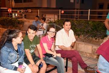 Izado de la bandera canaria y pregón de las fiestas de La Garita 2018 (Foto Antonio Alí)