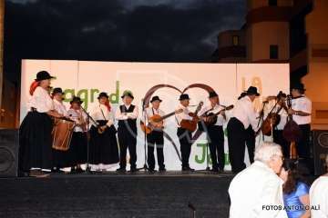 Izado de la bandera canaria y pregón de las fiestas de La Garita 2018 (Foto Antonio Alí)