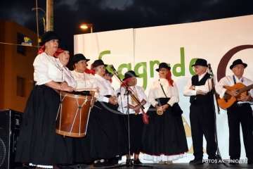 Izado de la bandera canaria y pregón de las fiestas de La Garita 2018 (Foto Antonio Alí)