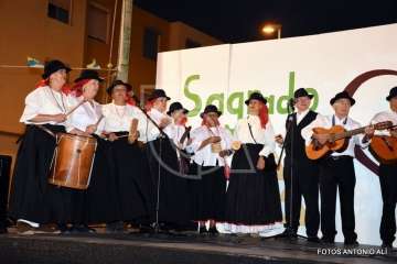 Izado de la bandera canaria y pregón de las fiestas de La Garita 2018 (Foto Antonio Alí)