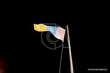 Izado de la bandera canaria y pregón de las fiestas de La Garita 2018 (Foto Antonio Alí)