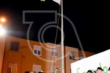 Izado de la bandera canaria y pregón de las fiestas de La Garita 2018 (Foto Antonio Alí)