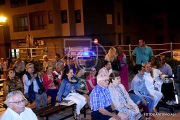 Izado de la bandera canaria y pregón de las fiestas de La Garita 2018 (Foto Antonio Alí)