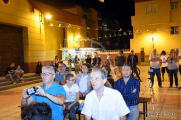 Izado de la bandera canaria y pregón de las fiestas de La Garita 2018 (Foto Antonio Alí)