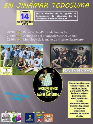 Cartel de las actividades de este viernes (Foto TA)