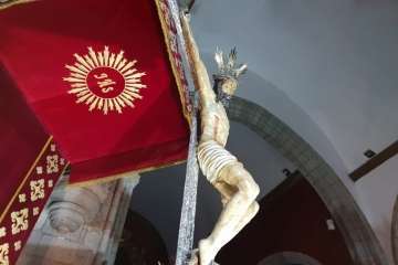  El Cristo de Telde llenará esta noche de fervor las calles de San Juan (Foto TA)